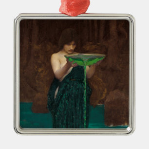 Ornement En Métal Pre-Raphaelite Circe Invidiosa de château d'eau