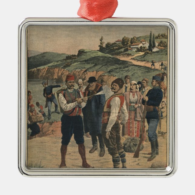 Ornement En Métal Précautions prises pour empêcher le choléra (Devant)