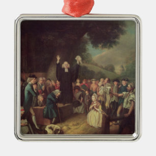 Ornement En Métal Prédication de George Whitefield