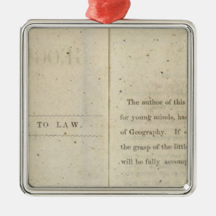 Ornement En Métal Préface Lecteur géographique pour enfants Dixie