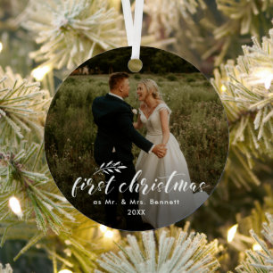 Ornement En Métal Premier Noël Chic Fêtes manuscrites