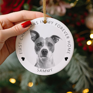 Ornement En Métal Premier Noël Dans Mon Forever Home Noël