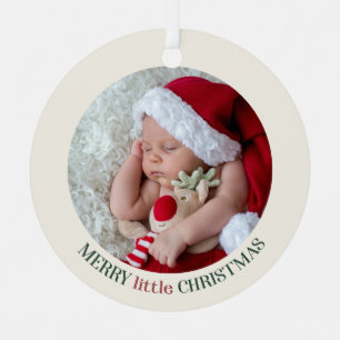 Ornement En Métal Premier Noël de bébé personnalisé