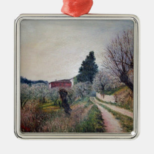 Ornement En Métal PREMIER PRINTEMPS EN GOUVERNALAIS / Paysage Toscan