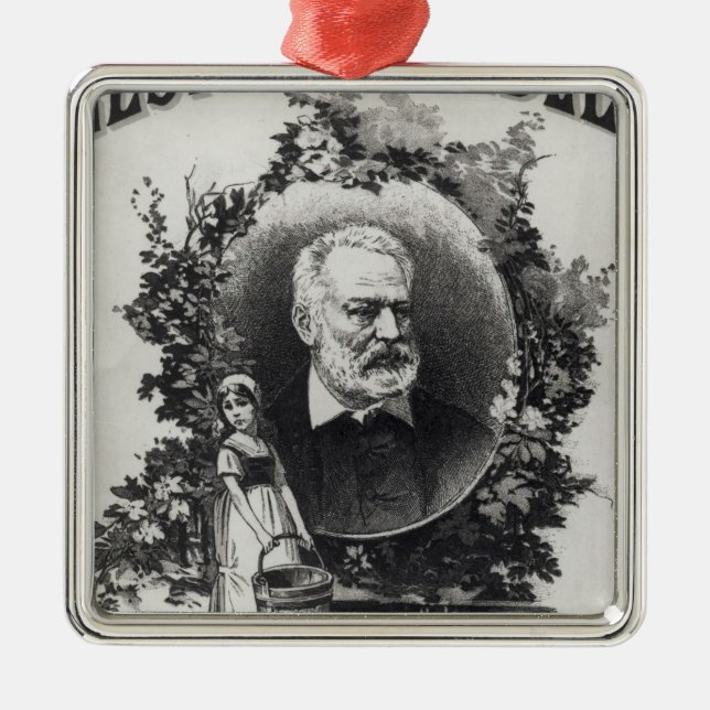 Ornement En Métal Première édition de Titlepage de 'Les Miserables (Devant)