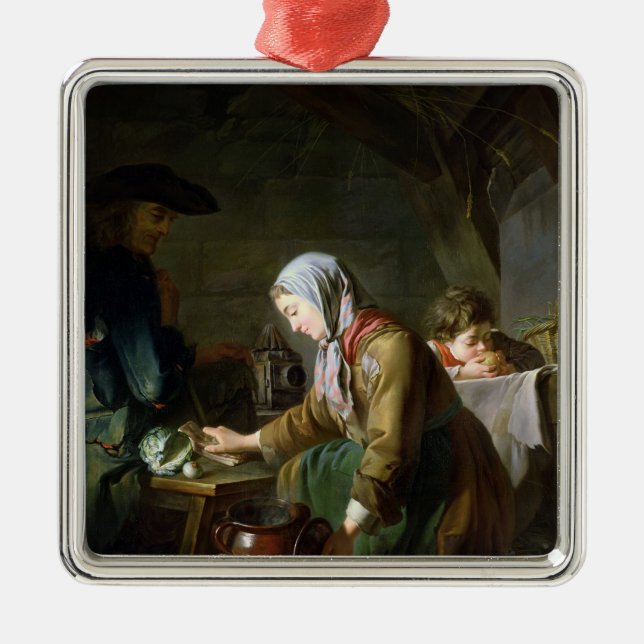 Ornement En Métal Préparation d'un repas (Devant)