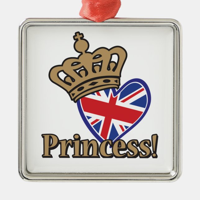Ornement En Métal Princesse royale (Devant)