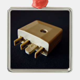 Ornement En Métal Prise de téléphone à l'adaptateur RJ-11 standar