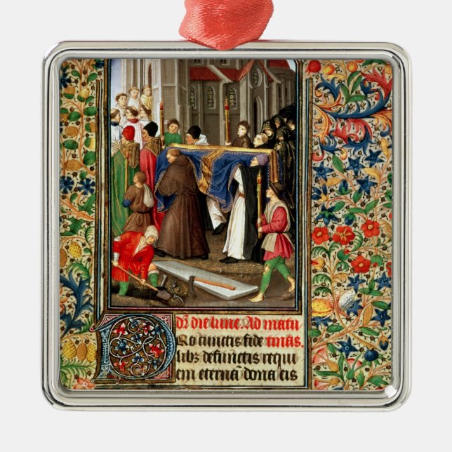 Ornement En Métal Procession funéraire avec des tombe-bêcheurs (Devant)