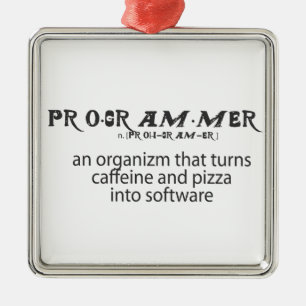 Ornement En Métal Programmeur