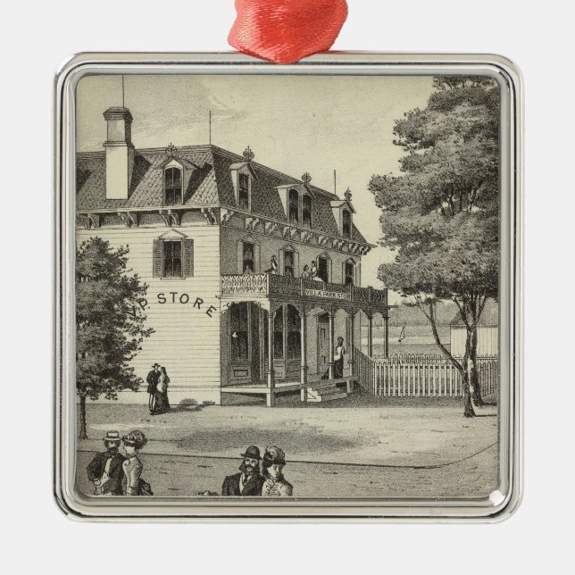 Ornement En Métal Propriété de Wm V Reid, Villa Park, NJ (Devant)