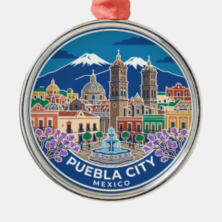 Ornement En Métal Puebla Ciudad Mexique