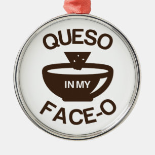 Ornement En Métal Queso dans mon Visage-o