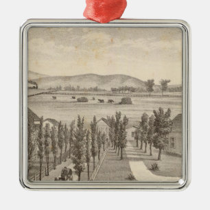 Ornement En Métal Recherche de Haley, ferme