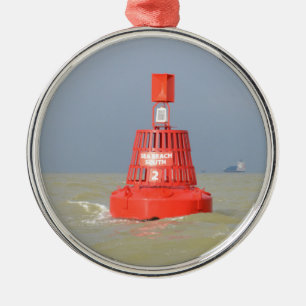 Ornement En Métal Red Buoy Sea Reach Sud