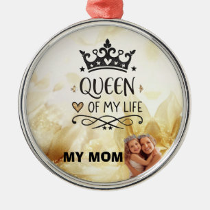 Ornement En Métal Reine Élégante de ma Vie - ma maman