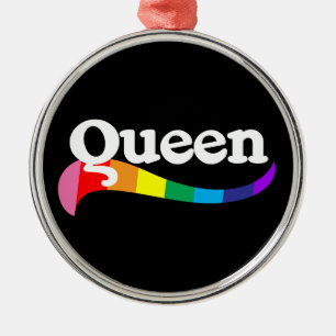 Ornement En Métal REINE Titre de Drague Fabuleux Communauté Gay Quee