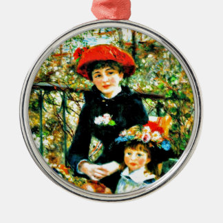 Ornement En Métal Renoir - Deux Soeurs sur la Terrasse