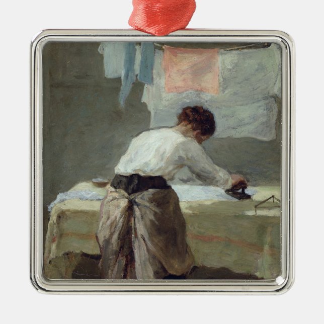 Ornement En Métal Repasser de femme (Devant)