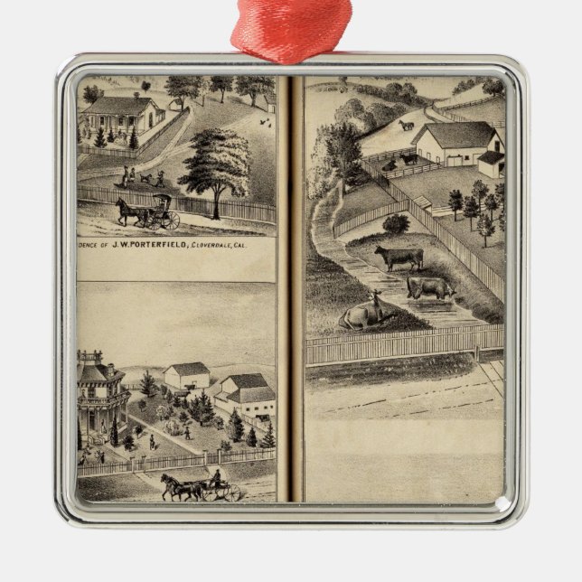 Ornement En Métal Résidences de la lame de harnais de dg, JM Bowles (Devant)