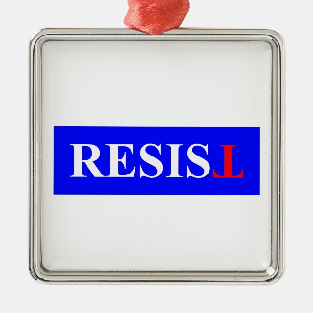 Ornement En Métal Résister (Devant)