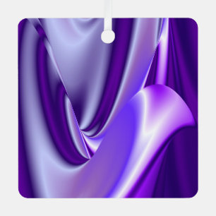 Ornement En Métal Rêves arc-en-ciel à fleurs violettes