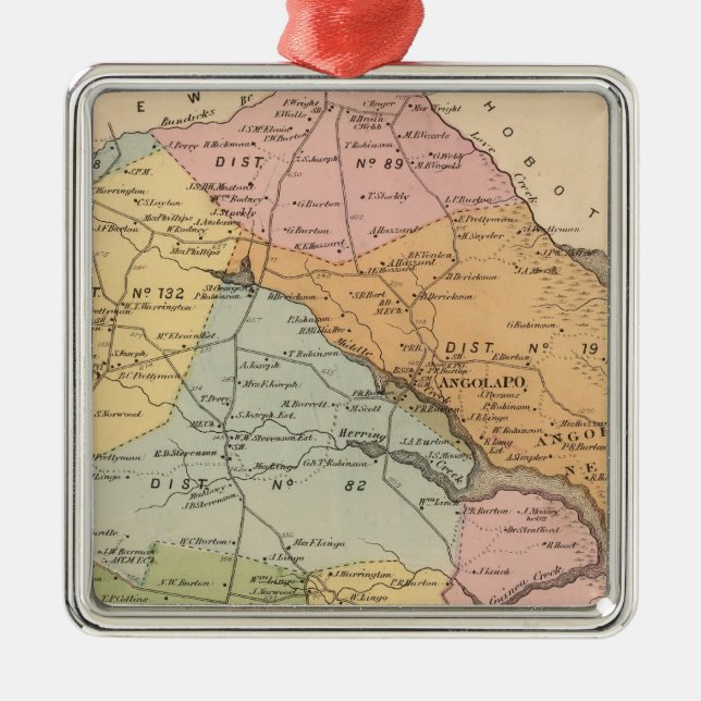 Ornement En Métal Rivière indienne (Devant)