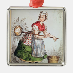 Ornement En Métal Robertena Peelena la domestique de tout le travail