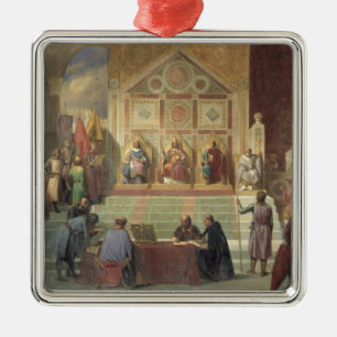 Ornement En Métal Roi de St Louis de la France