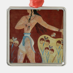 Ornement En Métal Roi-Prêtre ou prince avec des lis