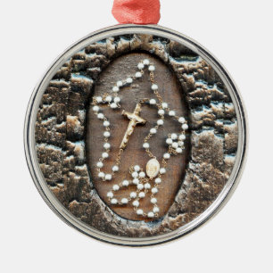 Ornement En Métal Rosaire