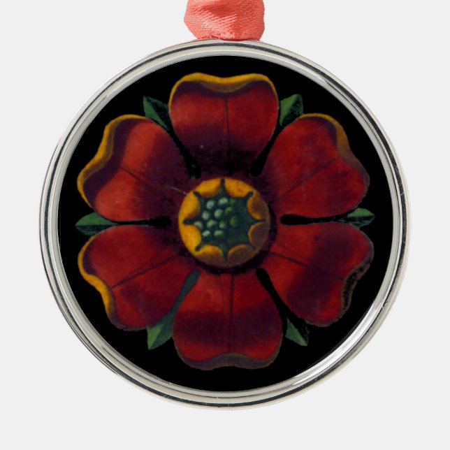 Ornement En Métal Rosette architecturale de la Renaissance italienne (Devant)