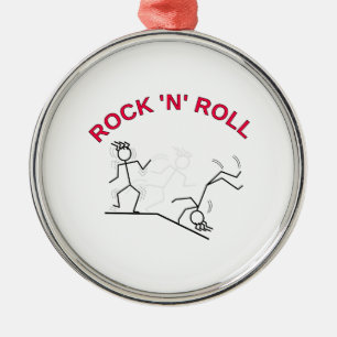 Ornement En Métal Rouleau Rock 'N'