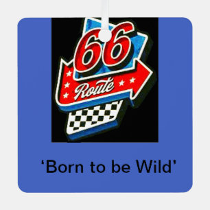 Ornement En Métal Route 66