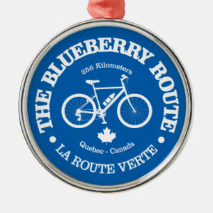 Ornement En Métal Route des bleuets (cyclisme)