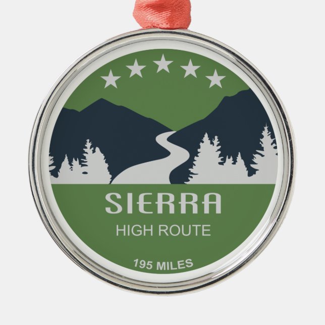 Ornement En Métal Route élevée de Sierra (Devant)