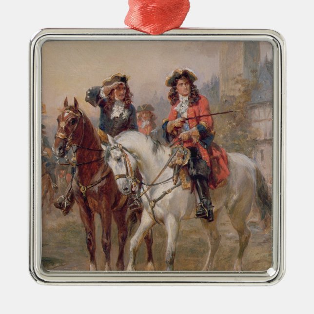 Ornement En Métal Royalists (huile sur panneau) (paires de 124465) (Devant)