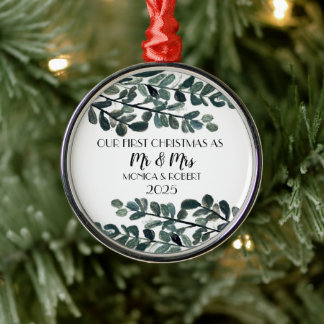 Ornement En Métal Russe Eucalyptus Keepsaké premier Noël