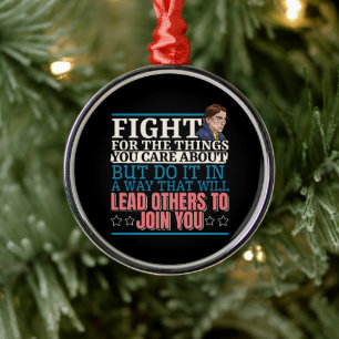 Ornement En Métal Ruth Bader Ginsburg Diriger d'autres à vous rejoin