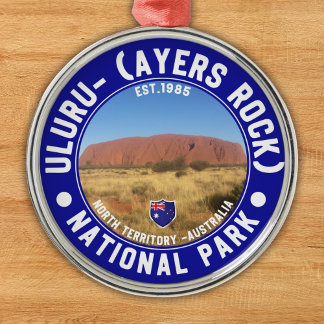 Ornement En Métal Sacred Rock of Australia – Uluru National Park