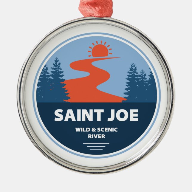 Ornement En Métal Saint Joe Wild Et Rivière Pittoresque Idaho (Devant)