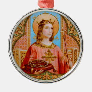 Ornement En Métal Saint-Louis IX le Roi (BK 004)