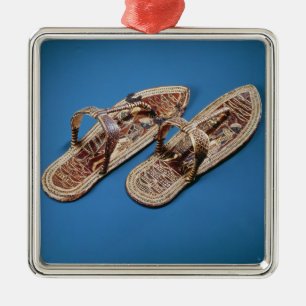 Ornement En Métal Sandales, tombe de Tutankhamun, nouveau royaume