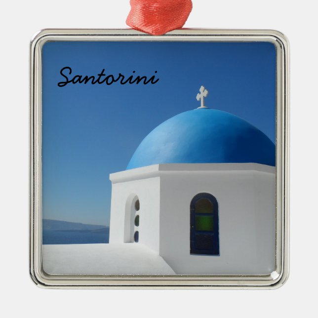 Ornement En Métal Santorini, Grèce (Devant)