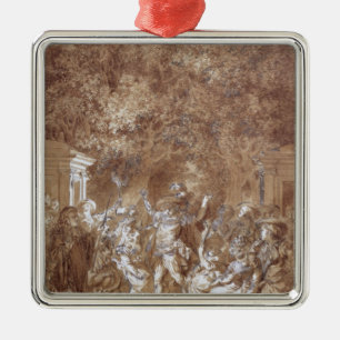 Ornement En Métal Scène de 'du mariage de Figaro