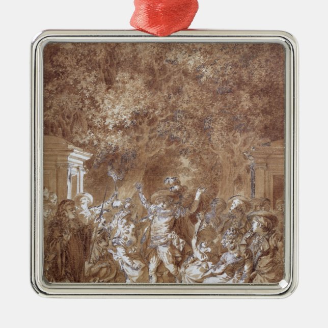 Ornement En Métal Scène de 'du mariage de Figaro (Devant)