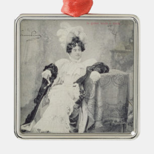 Ornement En Métal Scène de l'acte II La Boheme d'opéra '