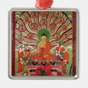 Ornement En Métal Scènes de la vie de Bouddha