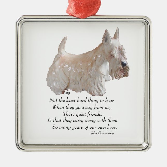 Ornement En Métal Scottie Keepsake Ornament (Devant)