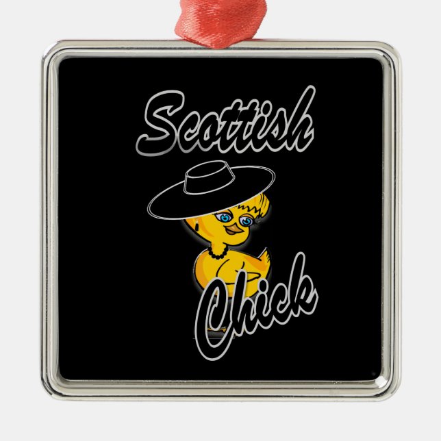 Ornement En Métal Scottish Chick #4 (Devant)
